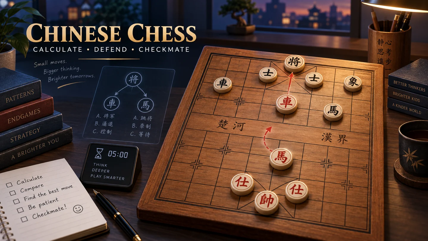 中国象棋完整攻略:走子规则、开局出子与残局计算